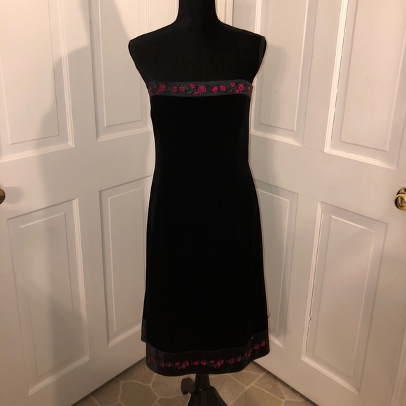 PAPELL BOUTIQUE Evening Velvet Dress - Picture 8 of 8